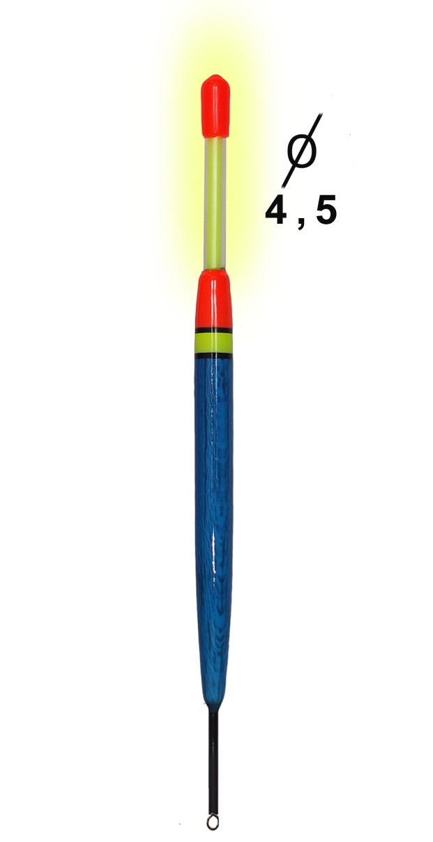 Plavák pre nočný rybolov, hmotnosť 5g, dĺžka 22cm, balenie 10ks