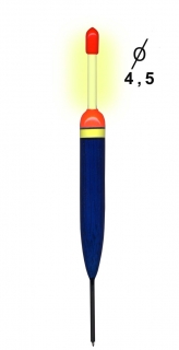 Plavák pre nočný rybolov, hmotnosť 4g, dĺžka 16,5cm, balenie 10ks