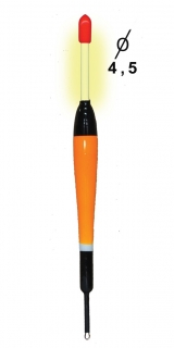 Plavák pre nočný rybolov, hmotnosť 2g, dĺžka 16cm, balenie 10ks